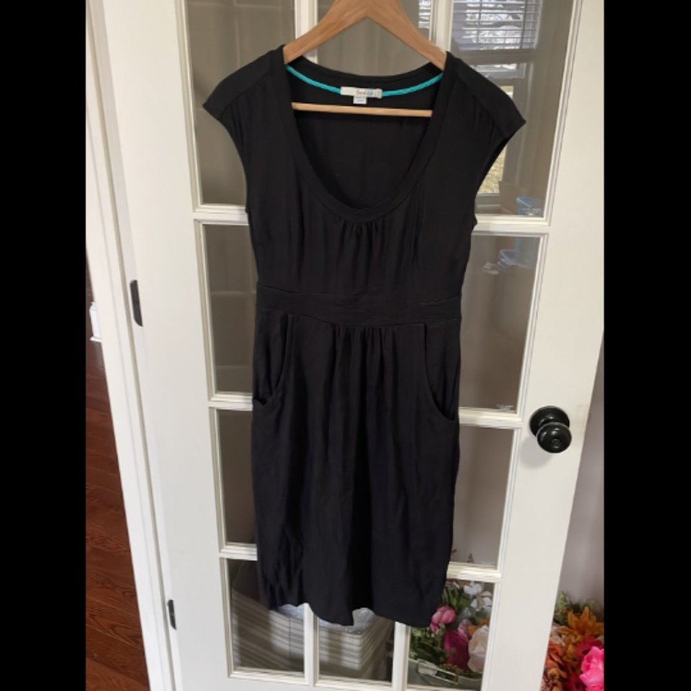 Boden casual weekend jersey sheath dress with pockets US size 4L
